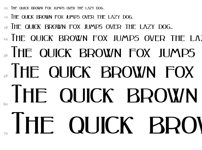Peake font waterfall